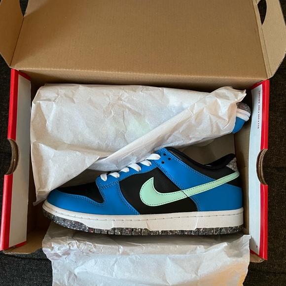 Nike Dunk Low GS - Blue / Black - Picture 6 of 10